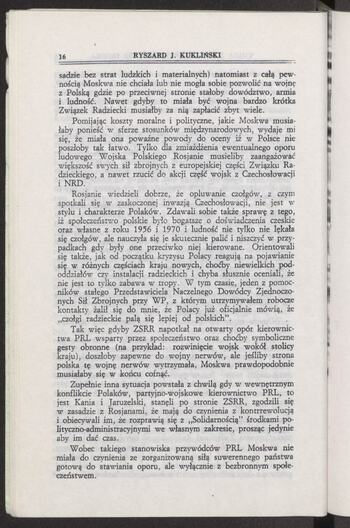 Rozmowa z b. płk. Ryszardem J. Kuklińskim