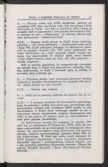 Rozmowa z b. płk. Ryszardem J. Kuklińskim