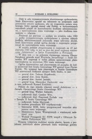 Rozmowa z b. płk. Ryszardem J. Kuklińskim