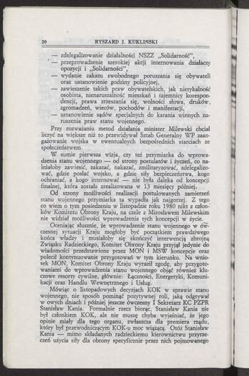 Rozmowa z b. płk. Ryszardem J. Kuklińskim