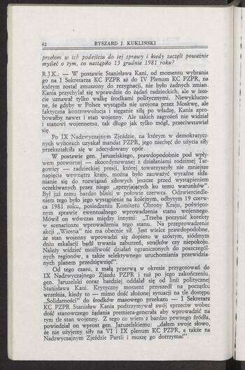 Rozmowa z b. płk. Ryszardem J. Kuklińskim