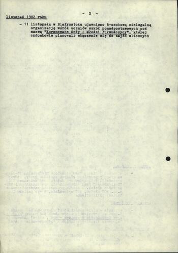 Nielegalne organizacje i grupy ujawnione i zlikwidowane przez jednostki resortu MSW w okresie obowiązywania stanu wojennego