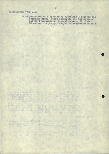 Nielegalne organizacje i grupy ujawnione i zlikwidowane przez jednostki resortu MSW w okresie obowiązywania stanu wojennego