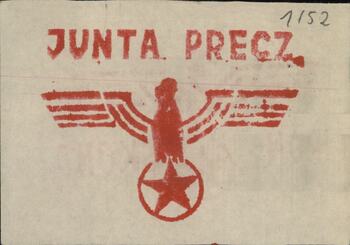 Ulotka "Junta precz", "WRONa skona"