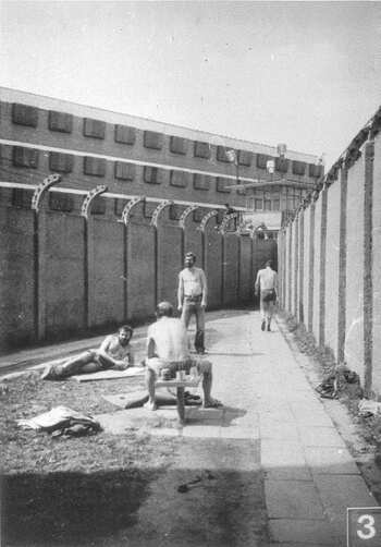 "Śniadanie na trawie", pędzla Kiszczaka. (od lewej) Henryk Wukec, Jacek Kuroń, Lech Dymarski, Jan Rulewski