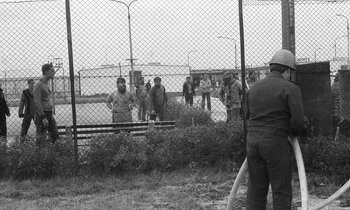 Akcja protestacyjna w Osrodku Odosobnienia w Kwidzynie 14 sierpnia 1982