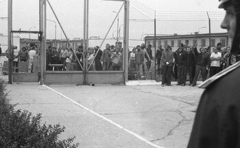 Akcja protestacyjna w Osrodku Odosobnienia w Kwidzynie 14 sierpnia 1982