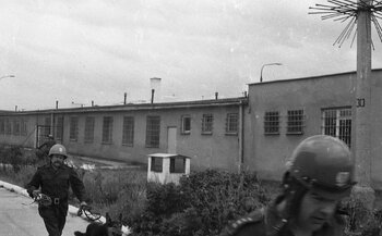 Akcja protestacyjna w Osrodku Odosobnienia w Kwidzynie 14 sierpnia 1982