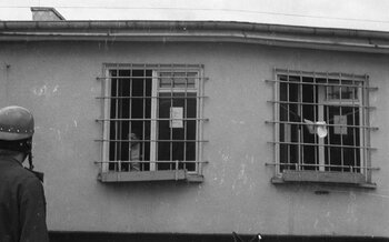 Akcja protestacyjna w Osrodku Odosobnienia w Kwidzynie 14 sierpnia 1982