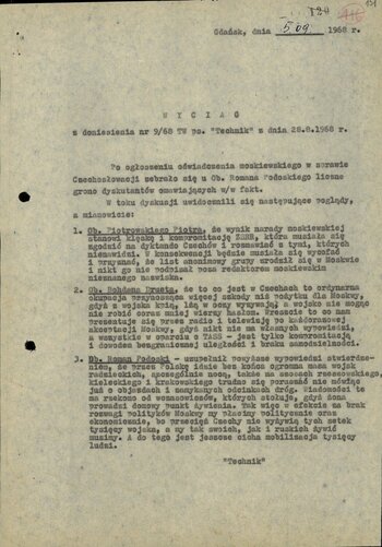 Doniesienia tajnego współpracownika