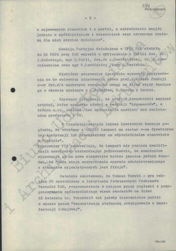 Notatka Departamentu III MSW z dn. 17.04.1968 r.