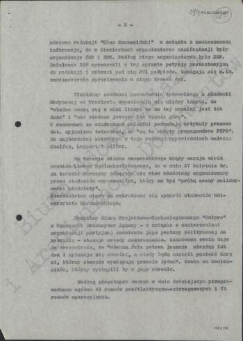 Notatka Departamentu III MSW z dn. 25.04.1968 r.