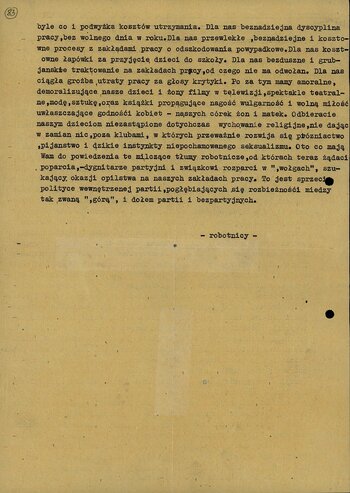 Rezolucja robotników Polski Ludowej