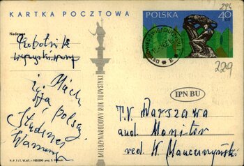 Sprawa obiektowa dot. ujawnienia autorów i kolporterów nielegalnych ulotek, plakatów i petycji