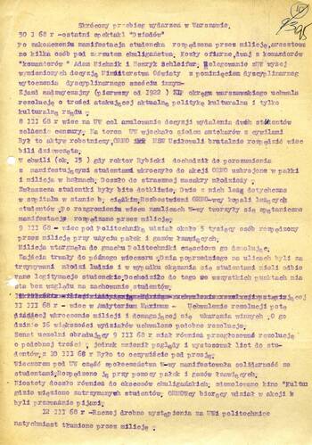 Apele i odezwy studentów Krakowa