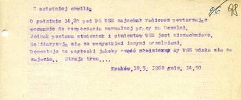 Materiały operacyjne Wydziału III SB