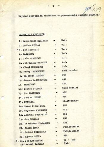 Materiały operacyjne Wydziału III WUSW w Krakowie
