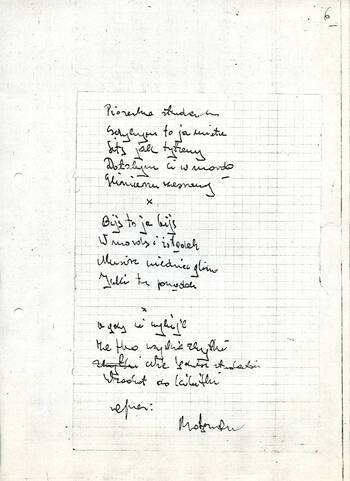 Ulotki, druki, wiersze