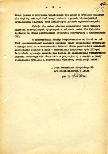 Informacje, sprawozdania, notatki dot. wydarzeń w marcu 1968 r. w Łodzi