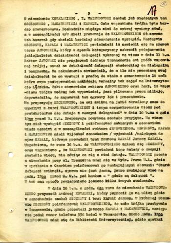 Doniesienie TW "Walet" z dn. 23.03.1968 r.