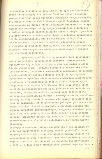 Pisma wewnętrzne KWMO woj. rzeszowskiego