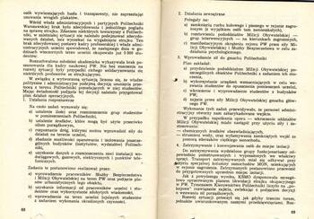 dotyczące wydarzeń Marcowych 1968 r. ("Działania MO i SB w czasie wydarzeń marcowych 1968 r. w Warszawie")