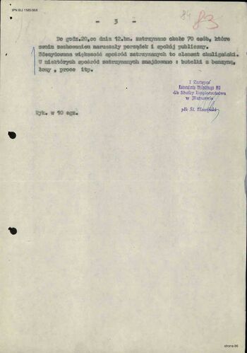 Meldunek specjalny nr 5