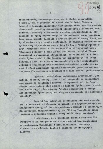 Informacja Dyrektora Departamentu II MSW