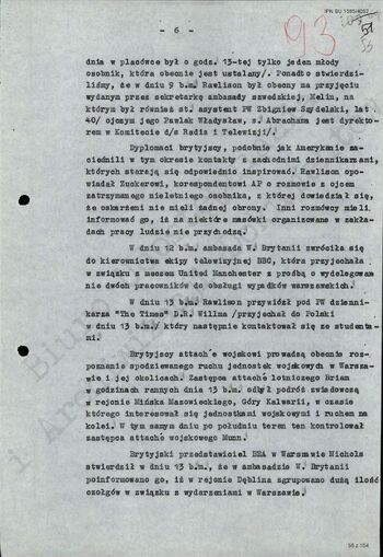 Informacja Dyrektora Departamentu II MSW