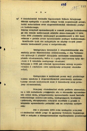Ocena polityczno-operacyjne wydarzeń na terenie Trójmiasta w dniach 14-19.12.1970 r.