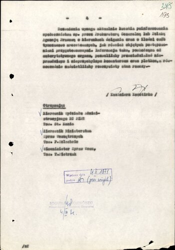 Informacja Prokuratora Wojewódzkiego w Gdańsku o aktualnym stanie i perspektywach