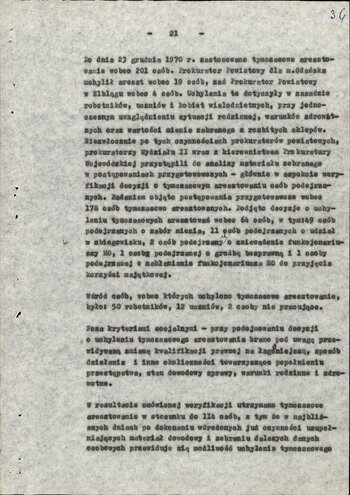 Protokół nr 11 z posiedzenia Kolegium Prokuratury Generalnej w dniu 8 stycznia 1971 r.