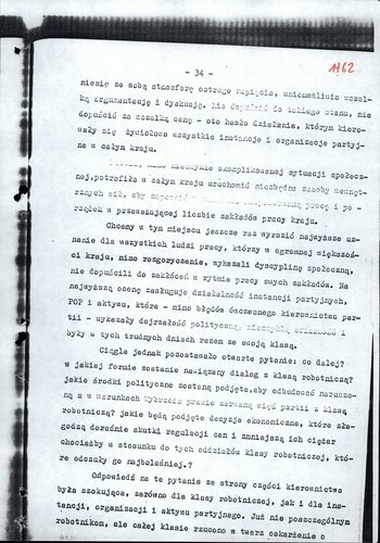 Ocena wydarzeń grudniowych w kraju, ich tło, charakter i wnioski