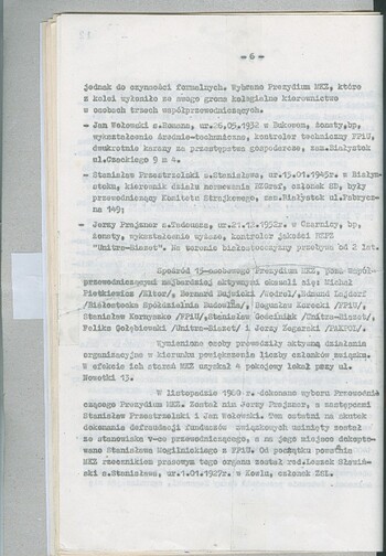 Plan działań operacyjnych Wydziału III "A" KW MO w Białymstoku na 1981 r. #9