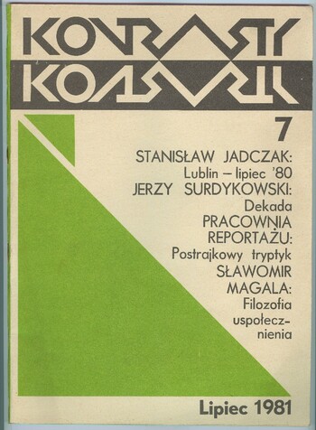 Kontrasty - miesięcznik RSW Prasa-Książka-Ruch- Białystok #1