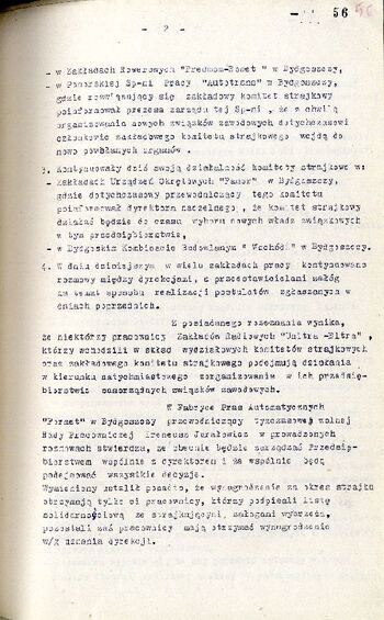 Meldunek o sytuacji społeczno – politycznej w województwie z dnia 01.09.1980 r. #2