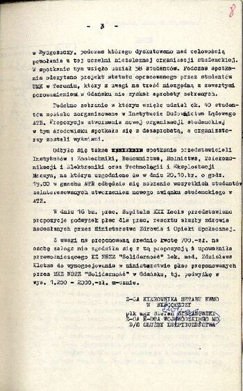 Meldunek o sytuacji społeczno – politycznej w województwie z dnia 17.10.1980 r. #2