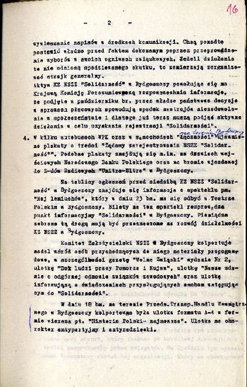 Meldunek o sytuacji społeczno – politycznej w województwie z dnia 20.10.1980 r. #1