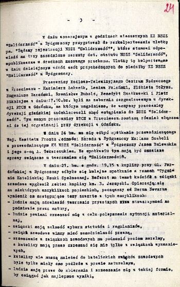 Meldunek o sytuacji społeczno – politycznej w województwie z dnia 22.10.1980 r. #2