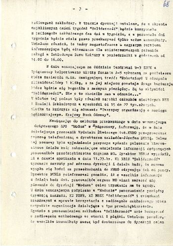 Meldunek o sytuacji społeczno – politycznej w województwie z dnia 13.03.1981 r. #11