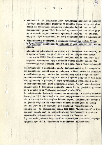 Meldunek o sytuacji społeczno – politycznej w województwie z dnia 14.03.1981 r. #6