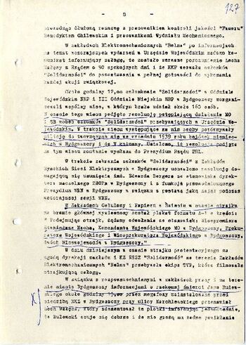 Meldunek o sytuacji społeczno – politycznej w województwie z dnia 20.03.1981 r. #1