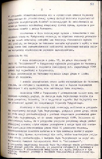 Meldunek o sytuacji społeczno – politycznej w województwie z dnia 24.11.1981 r. #1