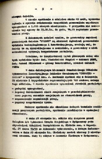 Informacja przekazana do Komitetu Wojewódzkiego PZPR w Bydgoszczy o sytuacji w regionie z dnia 22.08.1980 r. #3