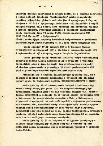 Informacja przekazana do Komitetu Wojewódzkiego PZPR w Bydgoszczy o sytuacji w regionie z dnia 20.03.1981 r. #4