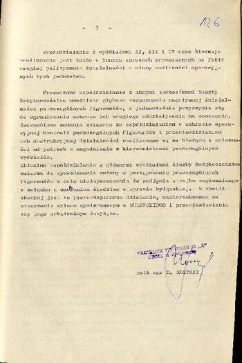 Notatka służbowa z dnia 09.10.1981 r. o sytuacji społeczno – politycznej w województwie bydgoskim #3