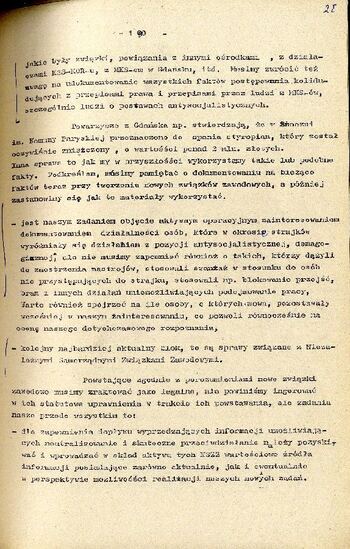 Streszczenie telekonferencji Dyrektora Departamentu III ”A” MSW - W. Ciastonia, dotyczącej sytuacji politycznej w kraju z dnia 06.09.1980 r. #5