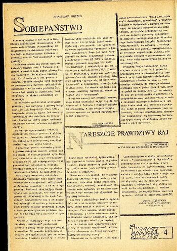 „Wolne Związki” – pismo NSZZ „Solidarność” w Bydgoszczy z dnia 08.11.1980 r. #1