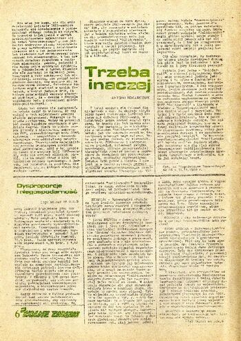 „Wolne Związki” – pismo NSZZ „Solidarność” w Bydgoszczy z dnia 20.12.1980 r. #1