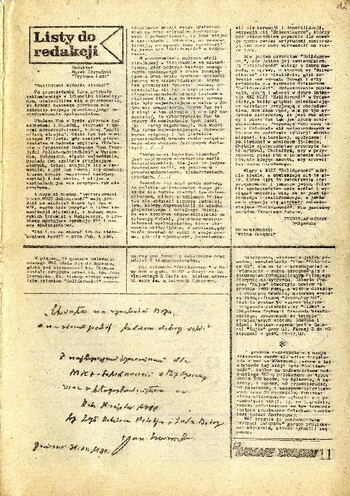 „Wolne Związki” – pismo NSZZ „Solidarność” w Bydgoszczy z dnia 20.12.1980 r. #6